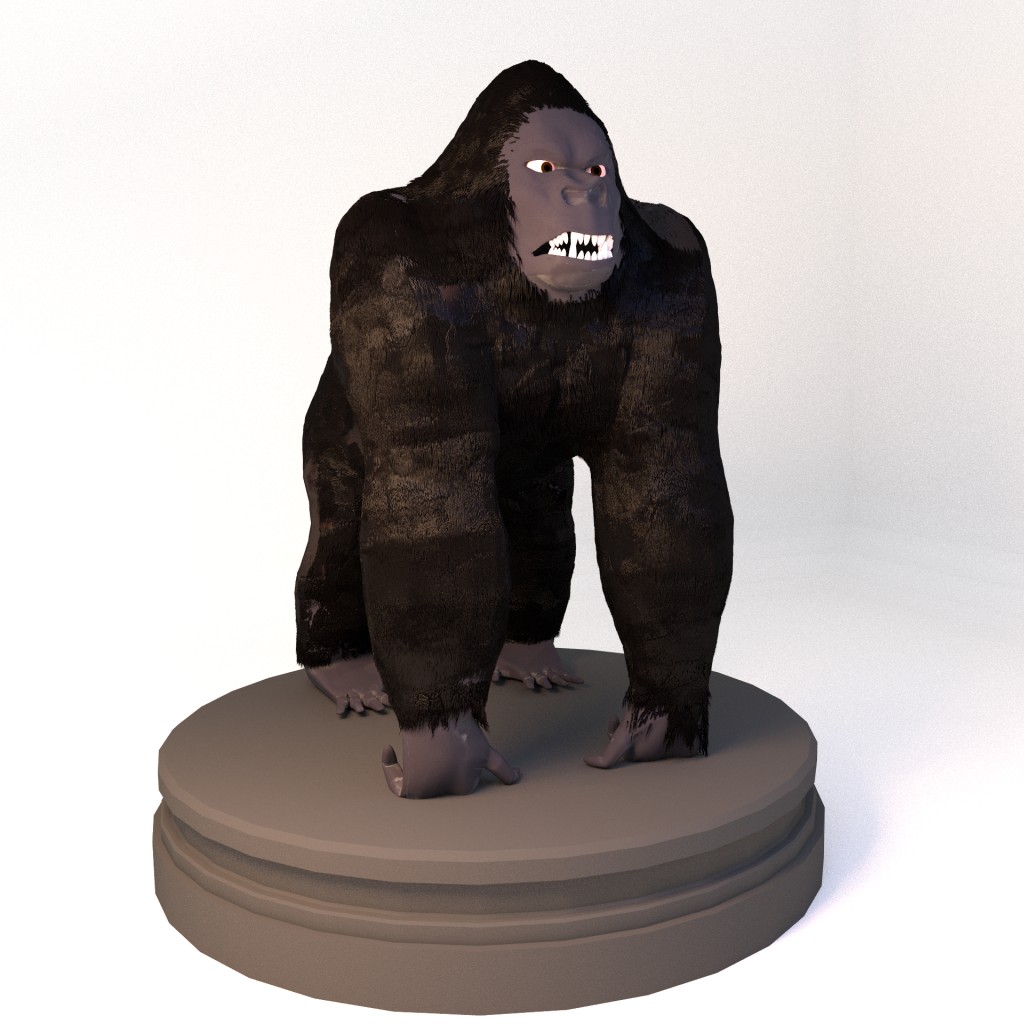 Gorilla Model+Rig preview image 1